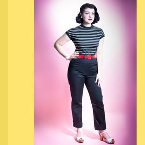 Freddie's of Pinewood Blacl Slacks